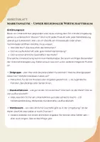 Vorschau - Arbeitsblätter - Marktanalyse- Unser regionaler Wirtschaftsraum - Seite 1