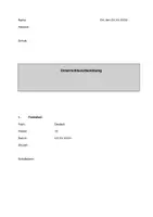 Vorschau - Stundenentwürfe - Unterrichtsentwurf (GUB) - Konjunktiv I und II - Deckblatt