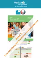 Vorschau - Arbeitsblätter - Modul 1: Grundlagen zur Investition und Finanzierung- Zusammenhang von I & F - Deckblatt