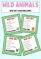 Vorschau - Spiele - Animals: What Am I? (Guessing Game Materialpaket) - Seite 1