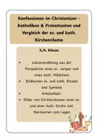 Vorschau - Stundenentwürfe - Materialpaket Konfessionen im Christentum - Seite 1
