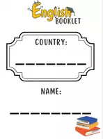 Vorschau - Mal- und Bastelvorlagen - Booklet/Buddy Book zu englischsprachigen Ländern - Deckblatt