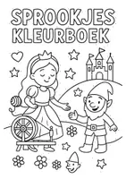 Voorbeeld - Kleurplaten: thema sprookjes - Pagina 1