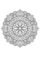 Voorbeeld - Kleurplaten: thema mandala's - Pagina 2