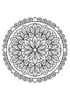 Voorbeeld - Kleurplaten: thema mandala's - Pagina 3