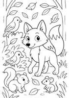 Voorbeeld - Kleurplaten: thema dieren - Pagina 3