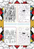 Voorbeeld - Kleurplaten: thema superhelden en - heldinnen - Voorblad