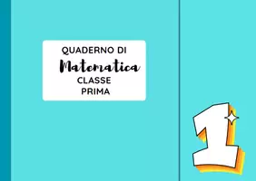 anteprima - Opere didattiche / Libri di testo - Quaderno di Matematica - Pagina di copertina