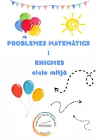 Vista previa - Hojas de trabajo - PROBLEMES I ENIGMES MATEMÀTICS CICLE MITJÀ - Portada