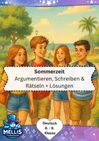Vorschau - Arbeitsblätter - Argumentieren Klasse 8/9: Längere Sommerferien - Deckblatt