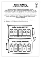 Vorschau - Arbeitsblätter - Klassenleitung: Schuljahresstart - Social Battery (Unsere soziale Batterie) - Seite 3