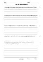 Vorschau - Test - Test zum Thema Tourismus - Klasse 6 - Deckblatt