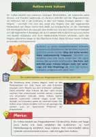 Vorschau - Arbeitsblätter - Aufbau eines Vulkans – Magmakammer, Schlot, Lava - Seite 1