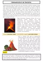 Vorschau - Arbeitsblätter - Vulkanausbrüche in der Geschichte: Pompeji, Krakatau, Mount St. - Seite 1