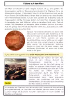 Vorschau - Arbeitsblätter - Vulkane auf dem Mars: Geologie im Weltall - Seite 1