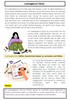 Vorschau - Arbeitsblätter - Ein Lesetagebuch führen – Lesestrategie - Seite 1