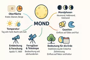 Vorschau - Arbeitsblätter - Arbeitsblatt "Mond" + Onlineübung & MP3 + Mindmap + Infografik - Seite 3