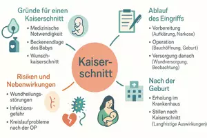 Vorschau - Arbeitsblätter - Lernposter + Arbeitsblätter zum Thema "Wie geht eine Geburt durch Kaiserschnitt?" + Lösung & MP3 + Mindmap + Infografik - Seite 3