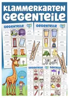 Aperçu - Jeux - Allemand Gegenteile Klammerkarten Deutsch + DAZ - Page de couverture