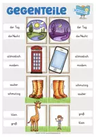 Aperçu - Jeux - Allemand Gegenteile Klammerkarten Deutsch + DAZ - Page 3