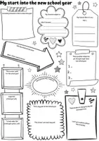 Vorschau - Arbeitsblätter - My start into the new school year (Fremdsprache Englisch, Kl. 6-9) - Seite 1