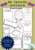 Vorschau - Arbeitsblätter - Ma rentrée scolaire (Mein Start ins neue Schuljahr, Fremdsprache Französisch) - Deckblatt
