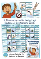 Aperçu - Jeux - Allemand Wassersport - Klammerkarten Deutsch - Page 1
