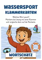 Aperçu - Jeux - Allemand Wassersport - Klammerkarten Deutsch - Page 2