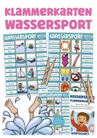 Vista previa - Unidades / Secuencias / Situaciones de Aprendizaje - Wassersport Deutsch / Alemán Klammerkarten - Portada