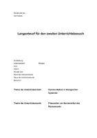 Vorschau - Stundenentwürfe - Stundenentwurf - Präparation einer Nervenzelle in der SEK II - Seite 1