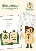Vorschau - Fördermaterial/Inklusion - Lerntagebuch (Routine) - Biomino - Deckblatt