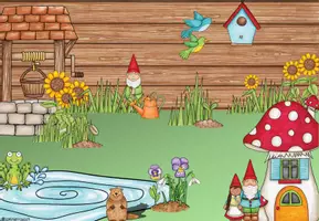 Vorschau - Fördermaterial/Inklusion - Frühling Wimmelbild plus Arbeitsaufträge - Seite 1