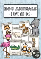 Vorschau - Spiele - Zoo animals - I have who has - Deckblatt