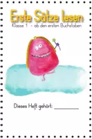 Vorschau - Arbeitsblätter - Erste Sätze lesen - Klasse 1 - ab den ersten Buchstaben - Seite 1