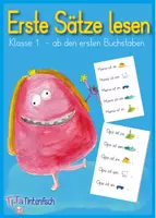 Vorschau - Arbeitsblätter - Erste Sätze lesen - Klasse 1 - ab den ersten Buchstaben - Deckblatt