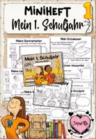 Vorschau - Arbeitsblätter - Mein erstes Schuljahr: Miniheft zur Reflexion der 1. Klasse - Deckblatt