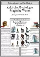 Vorschau - Arbeitsblätter - Keltische Mythologie - Magische Wesen - Wissenskartei und Steckbriefe - Deckblatt