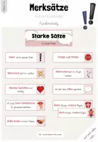 Vorschau - Poster - Freebie zum Thema "Kinderschutz": Starke Sätze für starke Kinder (ab Kl.1) - Deckblatt