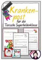 Vorschau - Anderer Materialtyp - Krankenpost | Tierische Superheldenklasse - Deckblatt