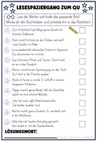 Vorschau - Spiele - Lesespaziergang Buchstabe Qu qu Deutsch 1. Klasse 2. Klasse differenziert - Seite 3