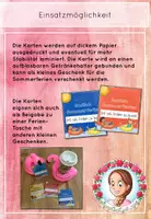 Vorschau - Mal- und Bastelvorlagen - Sommerferien-Grußkärtchen Flamingo | Abschied zum Schuljahresende - Seite 3