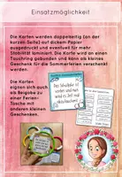 Vorschau - Mal- und Bastelvorlagen - Sommerferien-Grußkärtchen Tauchring | Abschied zum Schuljahresende - Seite 3