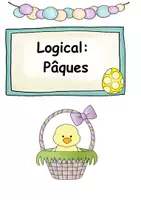 Vorschau - Arbeitsblätter - Logical Pâques - Deckblatt