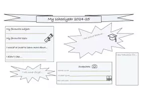 Vorschau - Arbeitsblätter - Freebie: Reflexion My Schoolyear 2025 - Seite 3