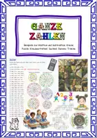 Vorschau - Arbeitsblätter - Rechnen mit ganzen Zahlen - Beispiele - Deckblatt