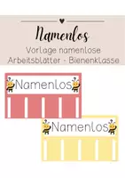 Vorschau - Poster - Materialpaket Bienenklasse - wachsend - Seite 1