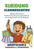 Vorschau - Fördermaterial/Inklusion - Kleidung Klammerkarten Deutsch / DAZ + interactive - Seite 2