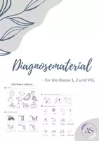 Vorschau - Arbeitsblätter - Diagnosetest für KL1,2 und VKL (3 Tests) - Deckblatt