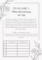 Vorschau - Arbeitsblätter - Projekt: Besuch im Botanischen Garten - Seite 1