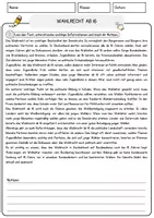 Vorschau - Arbeitsblätter - Wahlrecht ab 16 Leseverstehen und Wortschatz DaZ Arbeitsblätter mit Lösungen - Seite 1